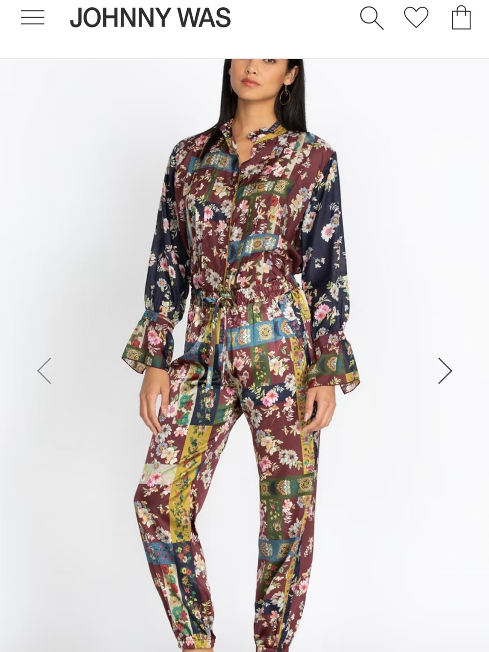 Johnny Was Laurie Presley silk joggers (new without tags) - Picture 2 of 4
